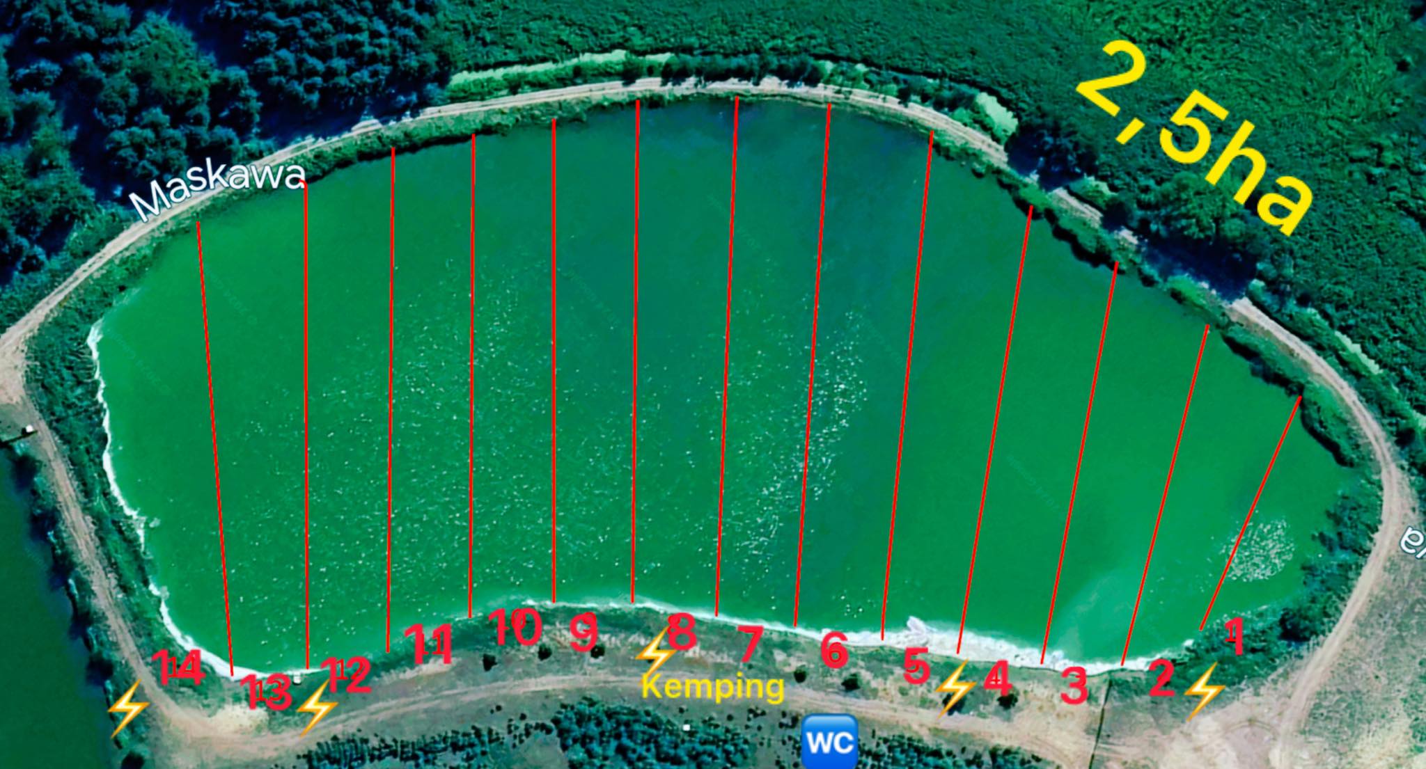 Mapa Nowy Staw 2,5ha